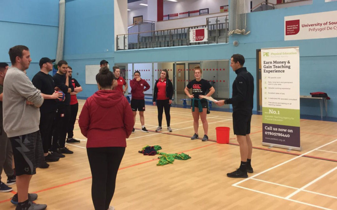 Year 3 students at University of South Wales