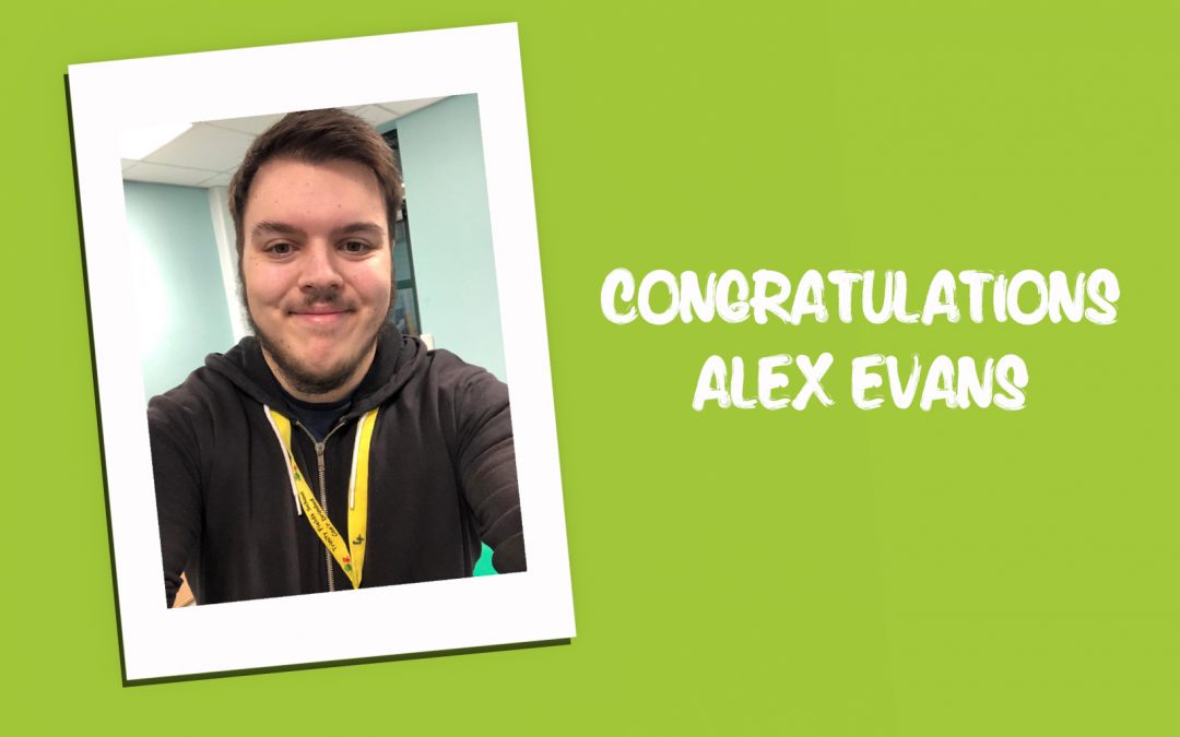 Congratulations Alex Evans